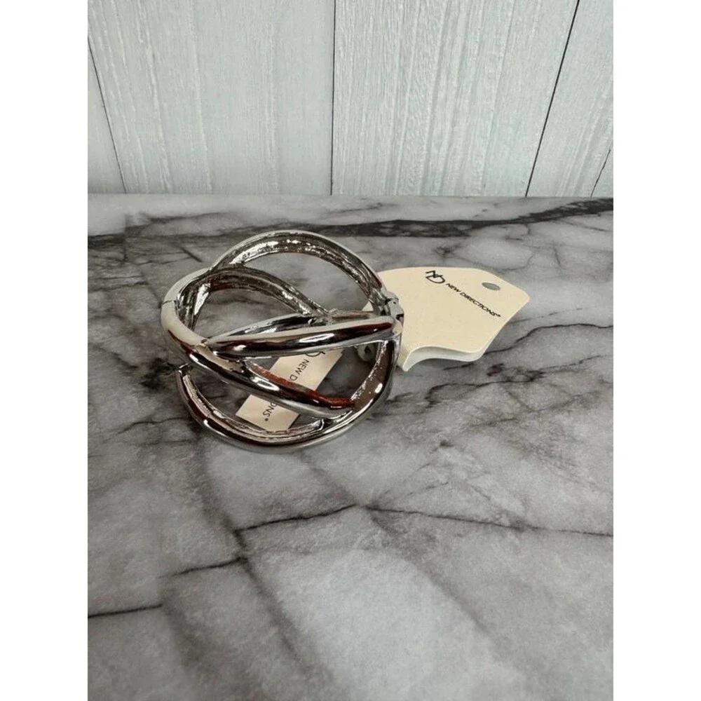 New Directions silver-toned cuff bracelet